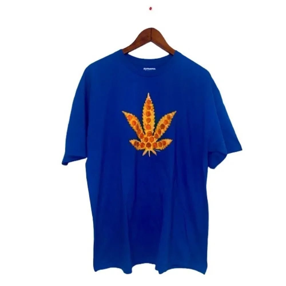 Pepperoni Pizza Vegan Lovers Short Sleeve XL Skater Wear